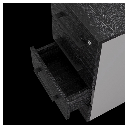 Тумба приставная Kobor TS4-40/60 aluminum/wood