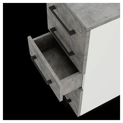 Тумба приставная Kobor TS5-40/60 white/chicago