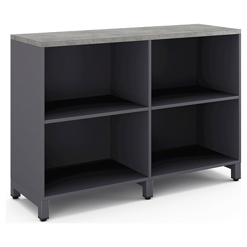 Шкаф открытый Kobor HO/2-120/60/M graphite/chicago