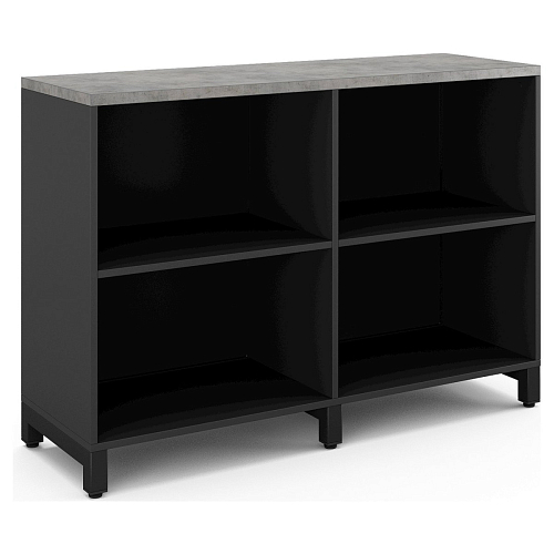 Шкаф открытый Kobor HO/2-120/40/M black/chicago