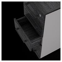 Тумба приставная Kobor TS5-40/80 aluminum/wood