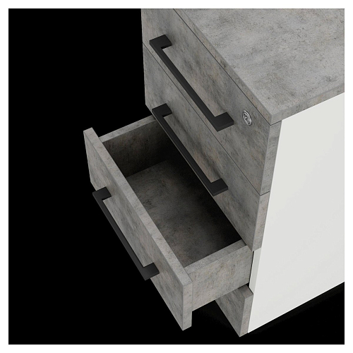 Тумба приставная Kobor TS4-40/70 white/chicago