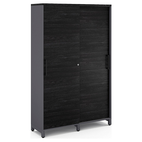 Гардероб-купе Kobor HG-120/60/M graphite/wood