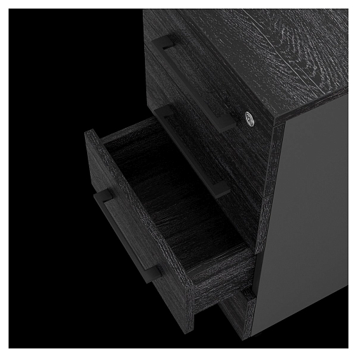 Тумба приставная Kobor TS4-40/70 black/wood