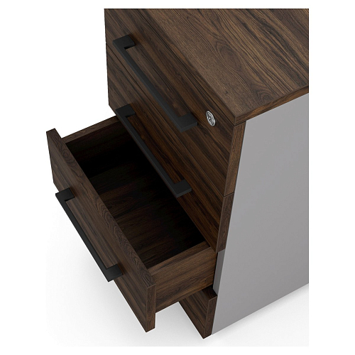 Тумба приставная Kobor TS4-40/70 aluminum/charlston