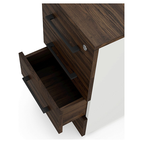 Тумба приставная Kobor TS4-40/70 white/charlston