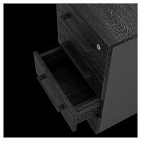 Тумба приставная Kobor TS4-40/50 black/wood