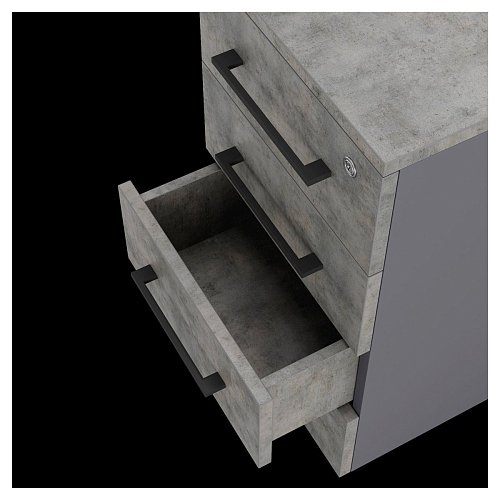 Тумба приставная Kobor TS4-40/60 graphite/chicago