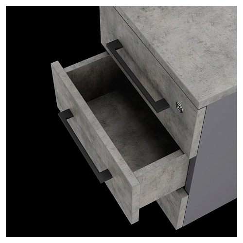 Тумба приставная Kobor TS3-40/70 graphite/chicago