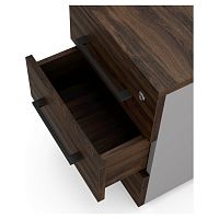 Тумба приставная Kobor TS3-40/60 aluminum/charlston