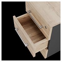 Тумба приставная Kobor TS3-40/60 black/natural