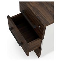 Тумба приставная Kobor TS3-40/70 white/charlston