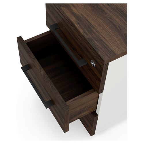 Тумба приставная Kobor TS3-40/60 white/charlston