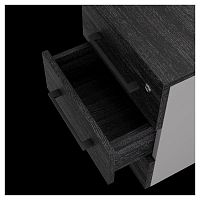 Тумба приставная Kobor TS3-40/70 aluminum/wood