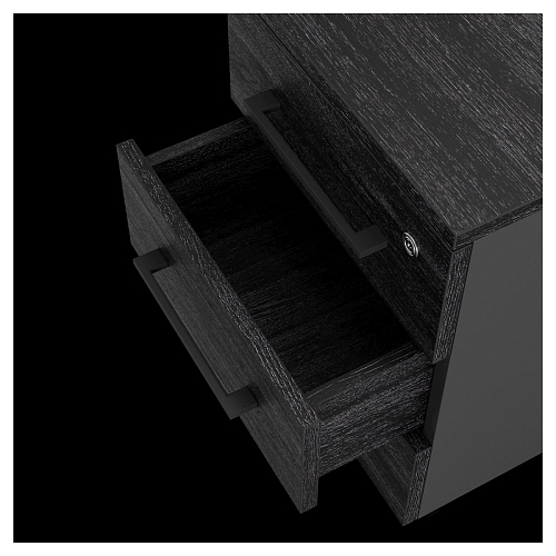 Тумба приставная Kobor TS3-40/80 black/wood