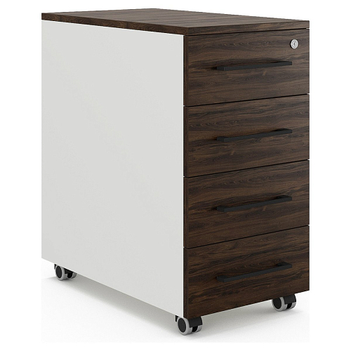 Тумба мобильная Kobor TM4-40/60 white/charlston