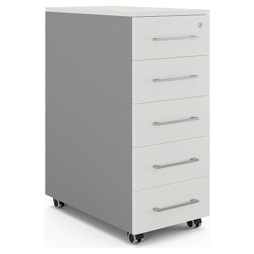 Тумба мобильная Kobor TM5-40/50 aluminum/premium