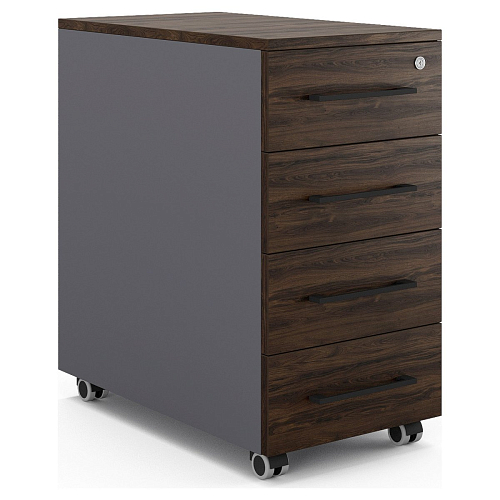 Тумба мобильная Kobor TM4-40/70 graphite/charlston