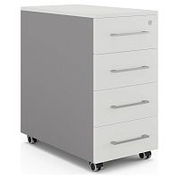 Тумба мобильная Kobor TM4-40/60 aluminum/premium