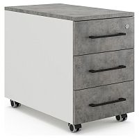 Тумба мобильная Kobor TM3-40/70 white/chicago