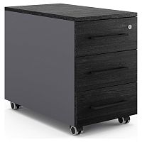 Тумба мобильная Kobor TM3-40/70 graphite/wood