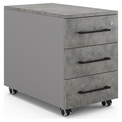 Тумба мобильная Kobor TM3-40/80 aluminum/chicago