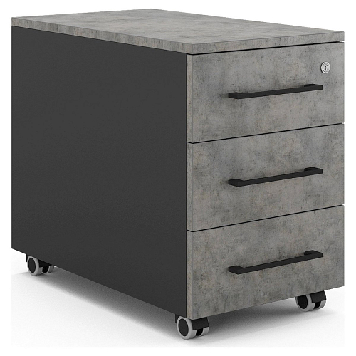 Тумба мобильная Kobor TM3-40/70 black/chicago