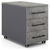 Тумба мобильная Kobor TM3-40/70 graphite/chicago