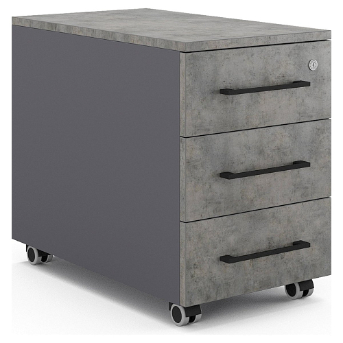 Тумба мобильная Kobor TM3-40/70 graphite/chicago