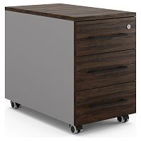 Тумба мобильная Kobor TM3-40/60 aluminum/charlston