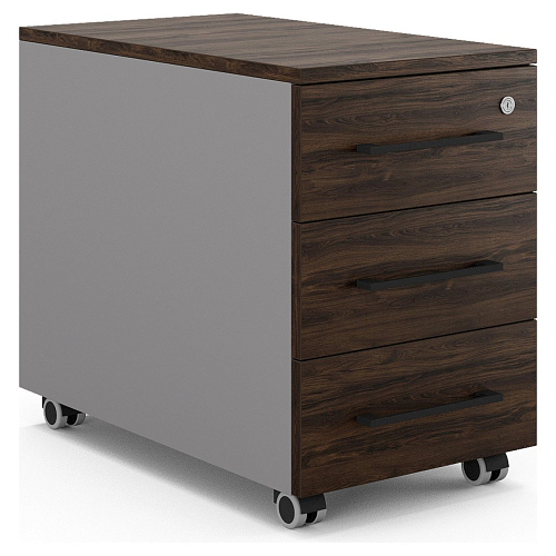 Тумба мобильная Kobor TM3-40/60 aluminum/charlston