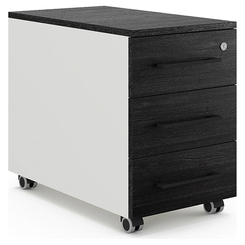 Тумба мобильная Kobor TM3-40/50 white/wood