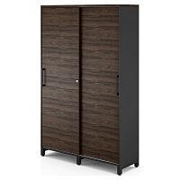 Шкаф-купе гардероб Kobor HKG/5-120/60/M black/charlston