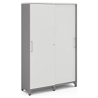 Шкаф-купе гардероб Kobor HKG/5-120/40/M aluminum/premium