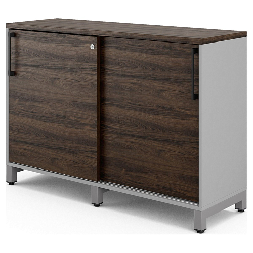 Шкаф-купе Kobor HK/2-120/60/M aluminum/charlston