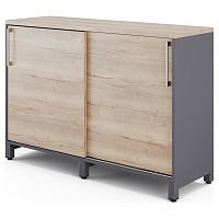 Шкаф-купе Kobor HK/2-120/40/M graphite/natural