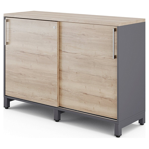 Шкаф-купе Kobor HK/2-120/40/M graphite/natural