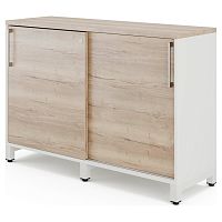 Шкаф-купе Kobor HK/2-120/40/M white/natural