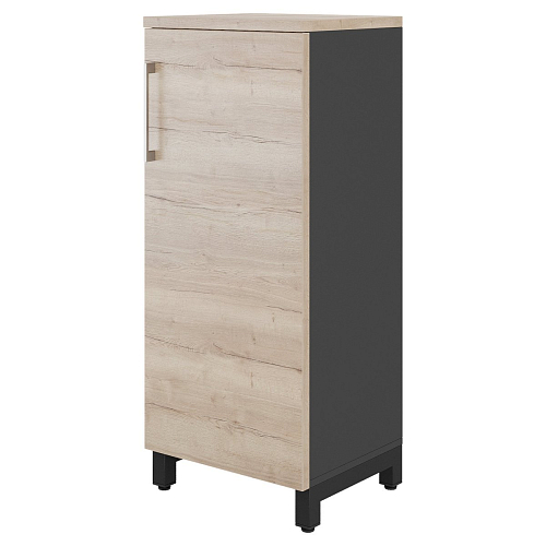 Шкаф распашной Kobor HR/3-45/60/M black/natural