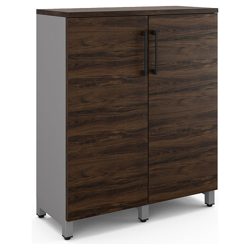 Шкаф распашной Kobor HR/3-90/40/M aluminum/charlston