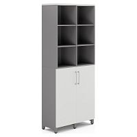 Шкаф распашной Kobor HR/3/3-90/40/M aluminum/premium