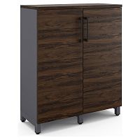 Шкаф распашной Kobor HR/3-90/60/M graphite/charlston