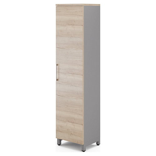 Шкаф распашной Kobor HR/5-45/60/M aluminum/natural