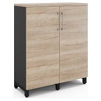 Шкаф распашной Kobor HR/3-90/40/M black/natural