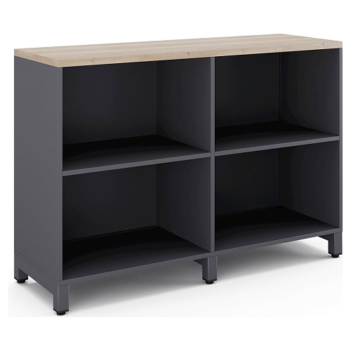 Шкаф открытый Kobor HO/2-120/40/M graphite/natural