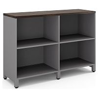 Шкаф открытый Kobor HO/2-120/40/M aluminum/charlston