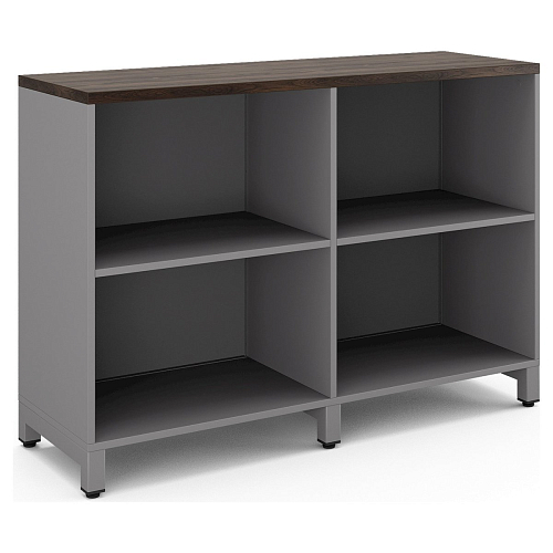 Шкаф открытый Kobor HO/2-120/60/M aluminum/charlston