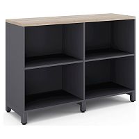 Шкаф открытый Kobor HO/2-120/60/M graphite/natural