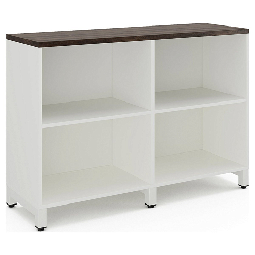 Шкаф открытый Kobor HO/2-120/40/M white/charlston