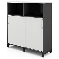 Шкаф открытый Kobor HK/2/1-120/60/M black/premium